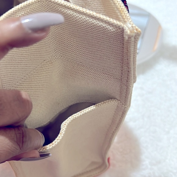 Tory Burch Unique Canvas Tote Back Customized with Free Autism Bracelet & Nails - Picture 17 of 17